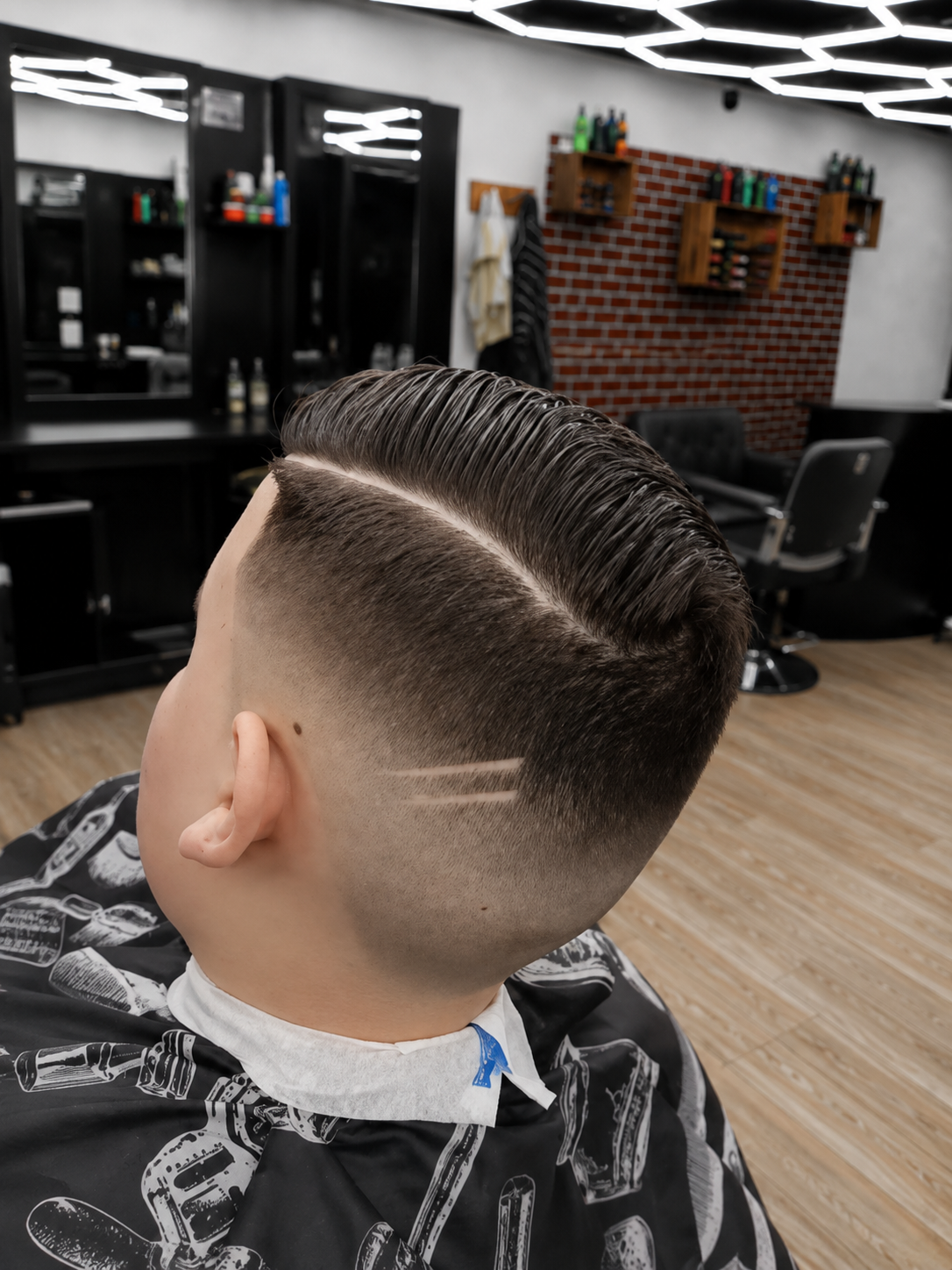 Dégradé homme moderne réalisé par Reda