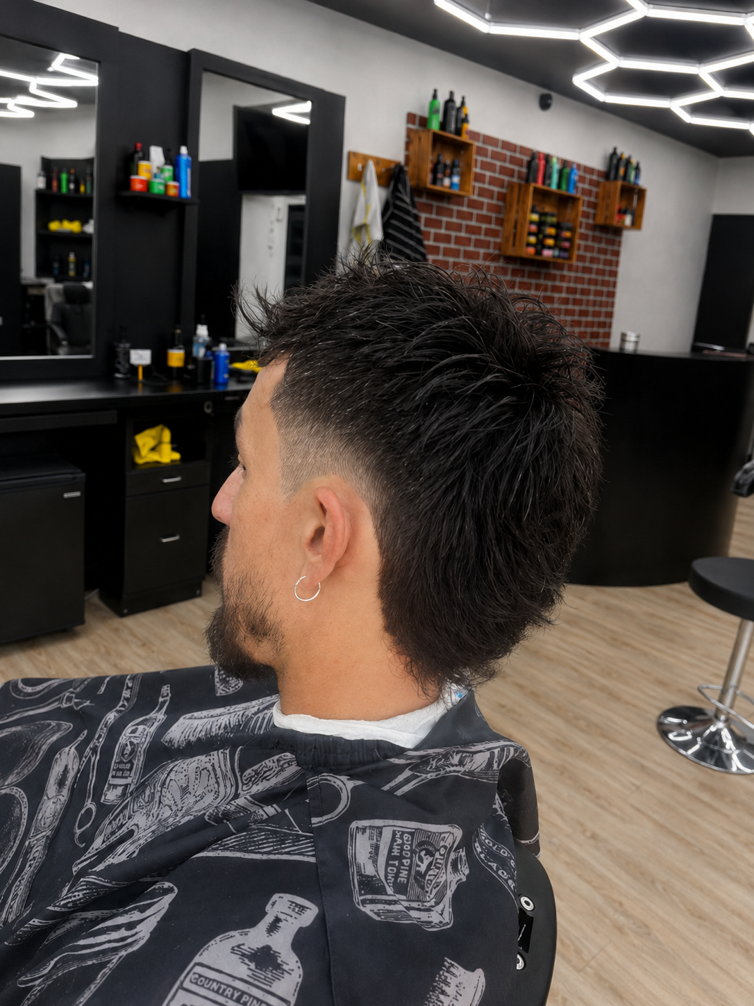 Coupe homme texturée réalisée par Reda