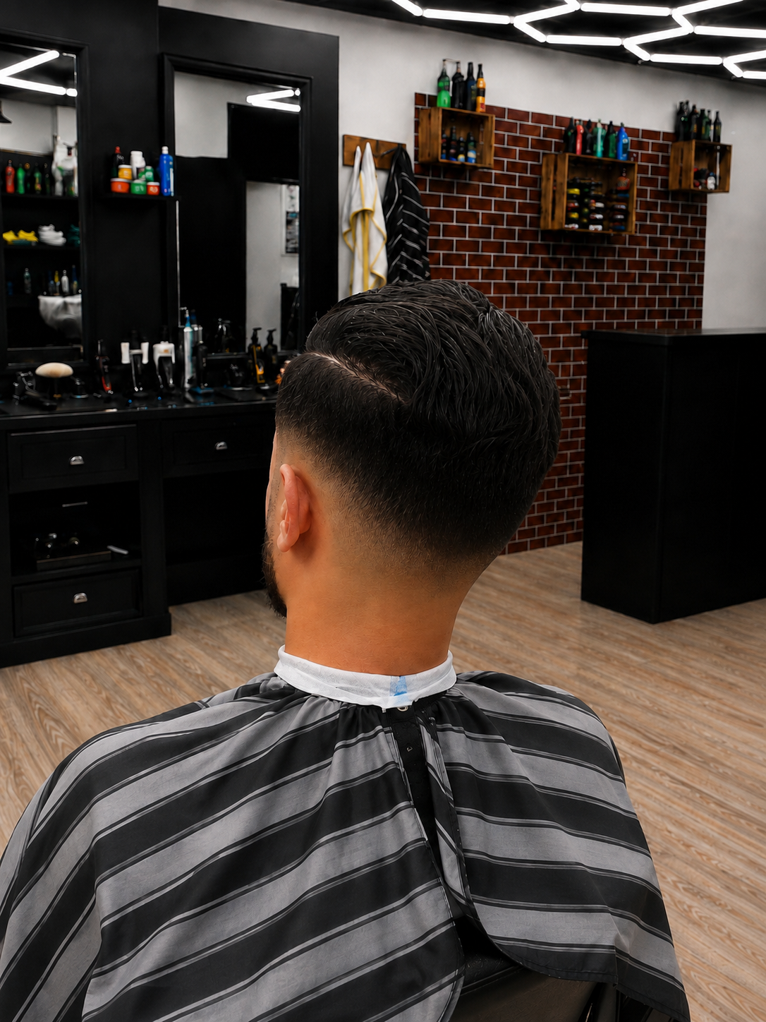 Dégradé bas réalisé chez F&S Coiffure