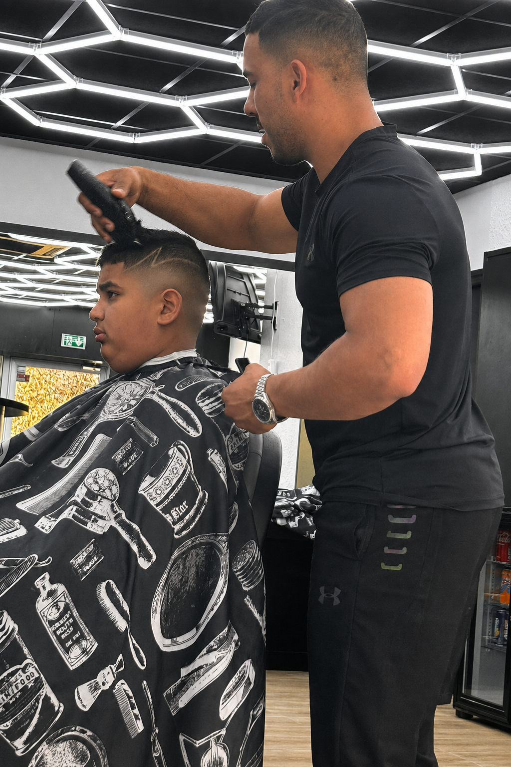 Détail d’une finition de coupe