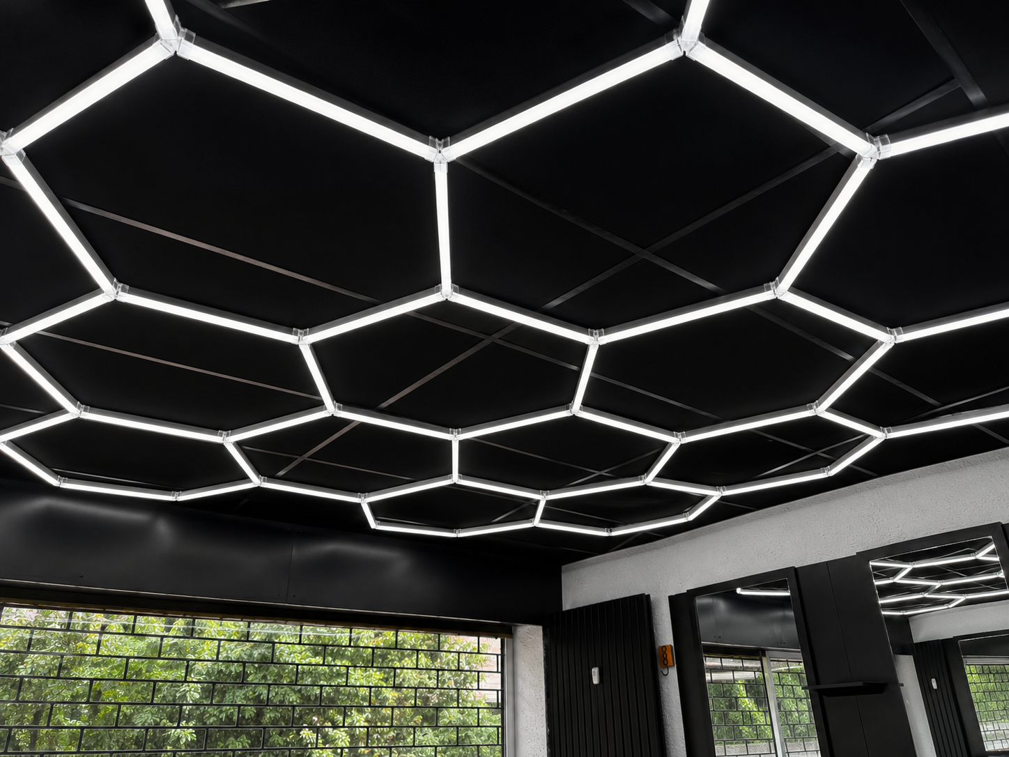 Plafond LED moderne du salon
